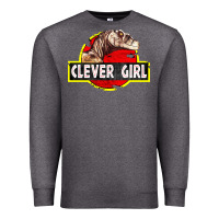 Charcoal Heather clever girl Premium Sweatshirt - linhVisuals