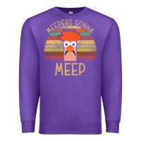 Purple the muppet show beaker meepers gonna meep Premium Sweatshirt - linhVisuals