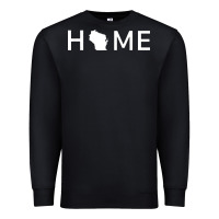 Black home in wisconsin love u.s Premium Sweatshirt - linhVisuals