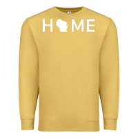 Antique Gold home in wisconsin love u.s Premium Sweatshirt - linhVisuals