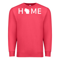 Cardinal home in wisconsin love u.s Premium Sweatshirt - linhVisuals