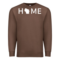 Chestnut home in wisconsin love u.s Premium Sweatshirt - linhVisuals