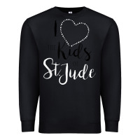 I Love And Heart The Kids Of St Jude Shirt For Runners Premium Sweatshirt | Teevron