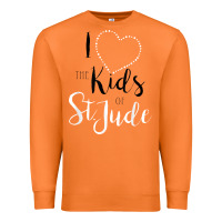 Carrot i love and heart the kids of st jude shirt for runners Premium Sweatshirt - linhVisuals
