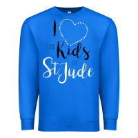 True Royal i love and heart the kids of st jude shirt for runners Premium Sweatshirt - linhVisuals