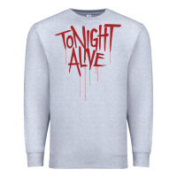 Heather Grey tonight alive Premium Sweatshirt - linhVisuals