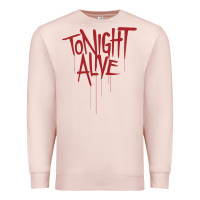 Pale Pink tonight alive Premium Sweatshirt - linhVisuals