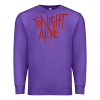Purple tonight alive Premium Sweatshirt - linhVisuals
