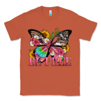 Copper be free with butterfly and cactus flowers Classic Tee - Artiststas
