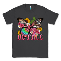 Smoke be free with butterfly and cactus flowers Classic Tee - Artiststas