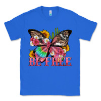 True Royal be free with butterfly and cactus flowers Classic Tee - Artiststas
