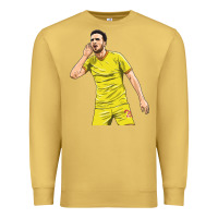 Antique Gold Diogo Jota Premium Sweatshirt - linhVisuals