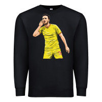 Black Diogo Jota Premium Sweatshirt - linhVisuals
