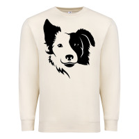 Sandshell dog, collie, dogs, collies, border collies, puppy, sheepdog Premium Sweatshirt - linhVisuals