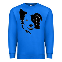 True Royal dog, collie, dogs, collies, border collies, puppy, sheepdog Premium Sweatshirt - linhVisuals