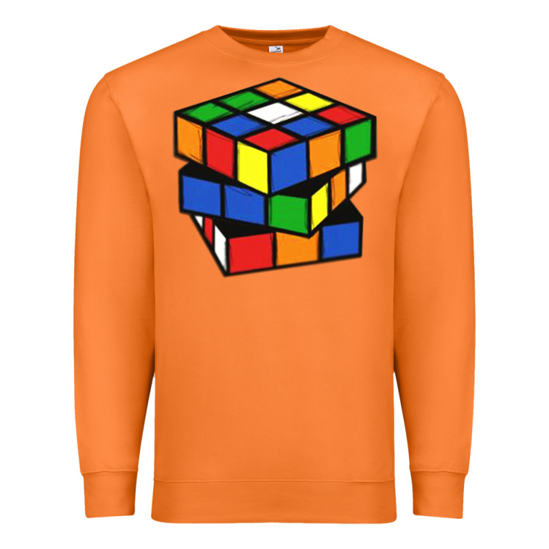 Rubik Cube Premium Sweatshirt by linhVisuals | Teevron