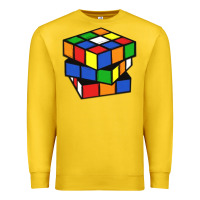Lemon rubik cube Premium Sweatshirt - linhVisuals