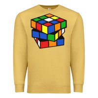 Antique Gold rubik cube Premium Sweatshirt - linhVisuals