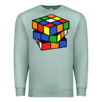 Seafoam rubik cube Premium Sweatshirt - linhVisuals