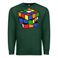 Sports Green rubik cube Premium Sweatshirt - linhVisuals