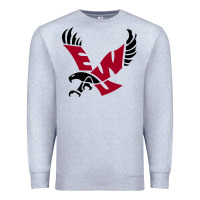 Heather Grey eastern washington eagles Premium Sweatshirt - linhVisuals