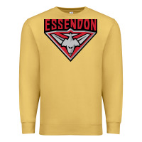 Antique Gold essendon fc Premium Sweatshirt - linhVisuals