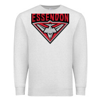 Oatmeal Heather essendon fc Premium Sweatshirt - linhVisuals
