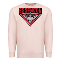 Pale Pink essendon fc Premium Sweatshirt - linhVisuals