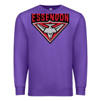 Purple essendon fc Premium Sweatshirt - linhVisuals