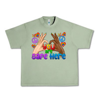 Lgbtq+ You Are Safe Here Urban Heavy Tee | Teevron