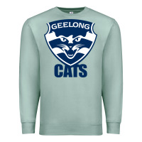 Seafoam geelong cats Premium Sweatshirt - linhVisuals