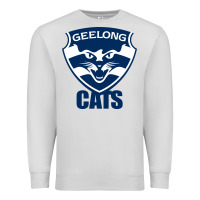 Dove Grey geelong cats Premium Sweatshirt - linhVisuals