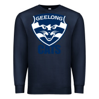 Navy geelong cats Premium Sweatshirt - linhVisuals