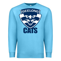 Ocean Blue geelong cats Premium Sweatshirt - linhVisuals