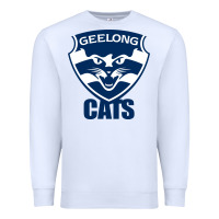 White geelong cats Premium Sweatshirt - linhVisuals