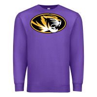 Purple missouri tigers Premium Sweatshirt - linhVisuals