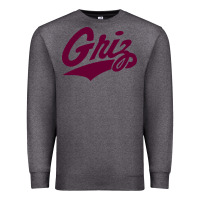 Charcoal Heather montana griz Premium Sweatshirt - linhVisuals