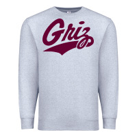 Heather Grey montana griz Premium Sweatshirt - linhVisuals