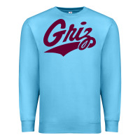 Ocean Blue montana griz Premium Sweatshirt - linhVisuals
