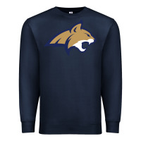 Navy montana state bobcats Premium Sweatshirt - linhVisuals