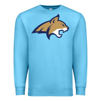 Ocean Blue montana state bobcats Premium Sweatshirt - linhVisuals