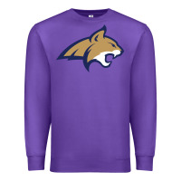 Purple montana state bobcats Premium Sweatshirt - linhVisuals