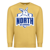 Antique Gold north melbourne fc Premium Sweatshirt - linhVisuals