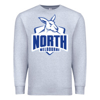 Heather Grey north melbourne fc Premium Sweatshirt - linhVisuals