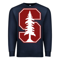 Navy stanford cardinal Premium Sweatshirt - linhVisuals