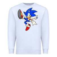 White Söniĉ Kids Premium Sweatshirt - linhVisuals