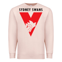 Pale Pink sydney swans Premium Sweatshirt - linhVisuals