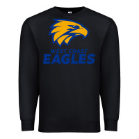 Black west coast eagles Premium Sweatshirt - linhVisuals