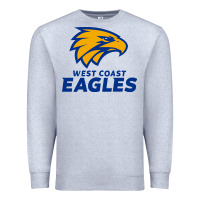 Heather Grey west coast eagles Premium Sweatshirt - linhVisuals