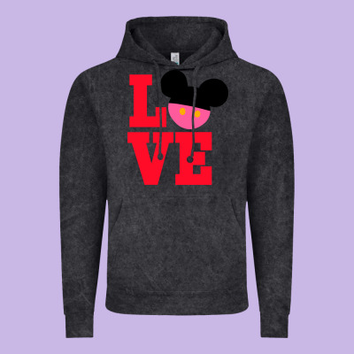 Minnie Mouse Vintage Hoodie Designed By Cowhidedigitalart